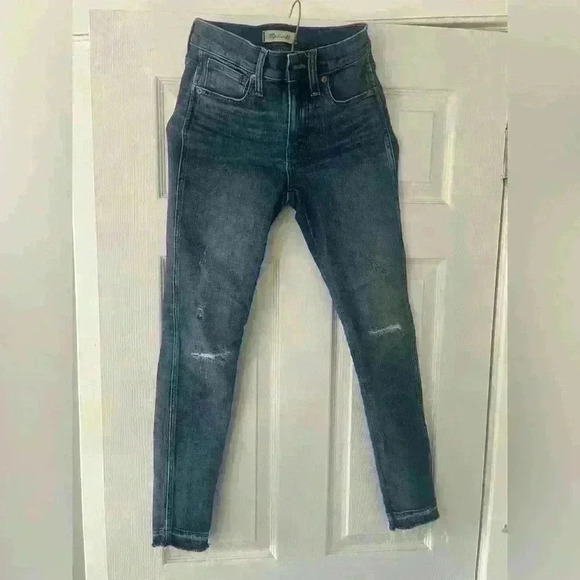 MADEWELL DENIM JEANS - 9’ High Rise Skinny / Size 25 - B53 - Picture 1 of 9